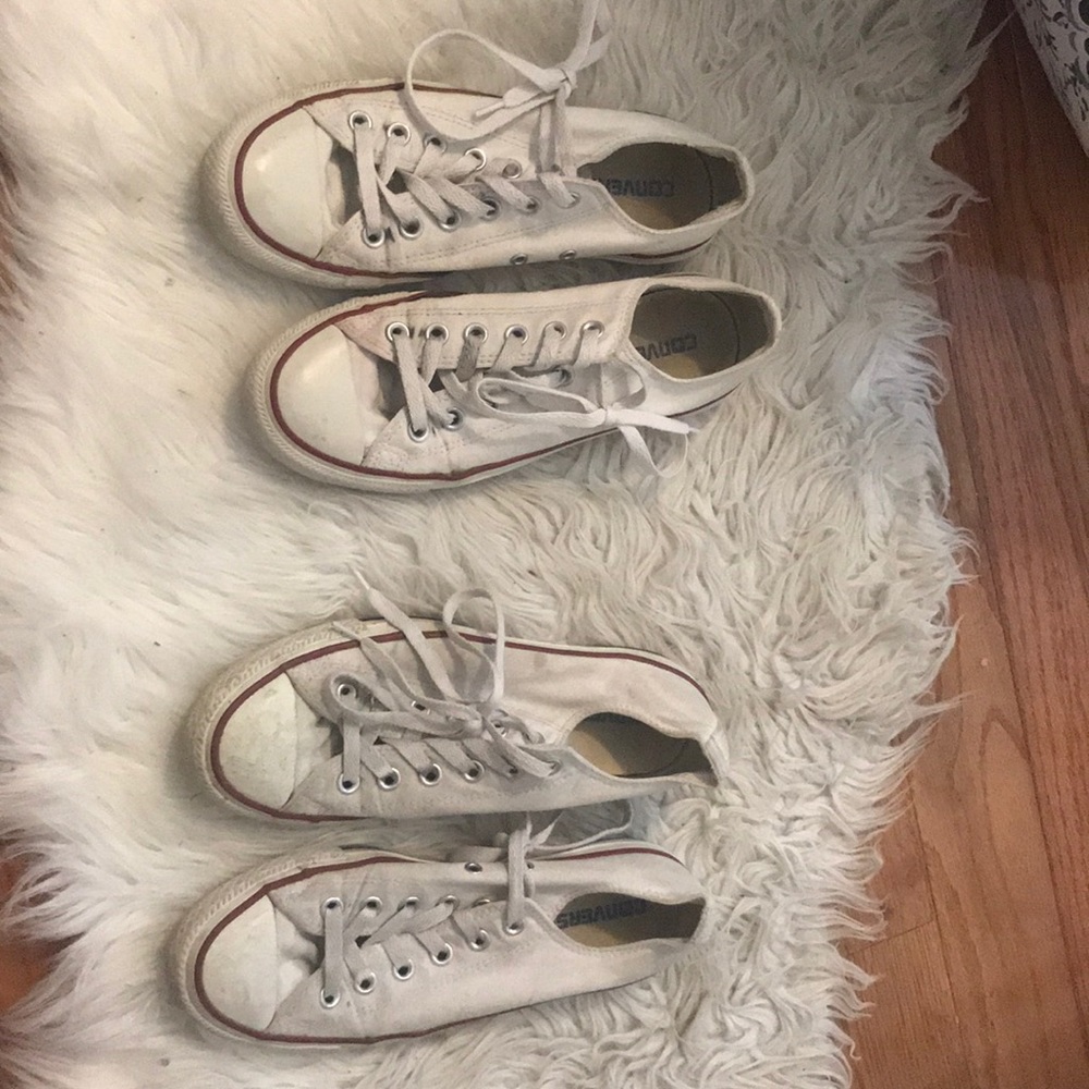 White ankle converse